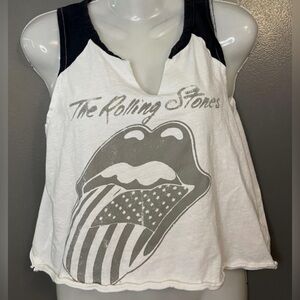 American Eagle Outfitters Women’s Rolling Stones Sleeveless Crop Top